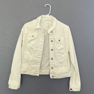White denim jacket